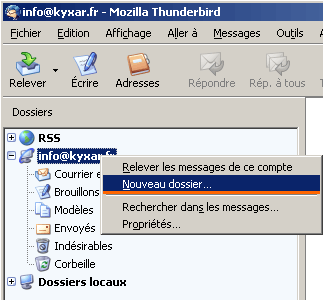 Mozilla Thunderbird : Configuration du Filtre de spam
